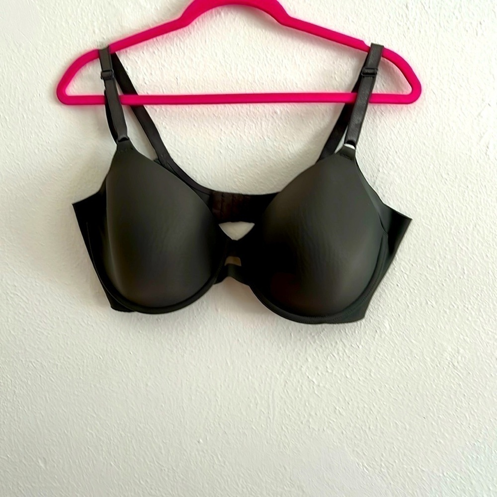 Warners Simply Perfect Gray T Shirt Bra Underwire Adjustable Straps Size 40D